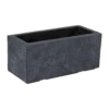 Plantenbak Arizona Balkon - L40 X B17.2 X H17.2cm - Donkergrijs -Bloempot Kortings Winkel arizona balconybox str graphite l40w172h172 plantenbak 1 5