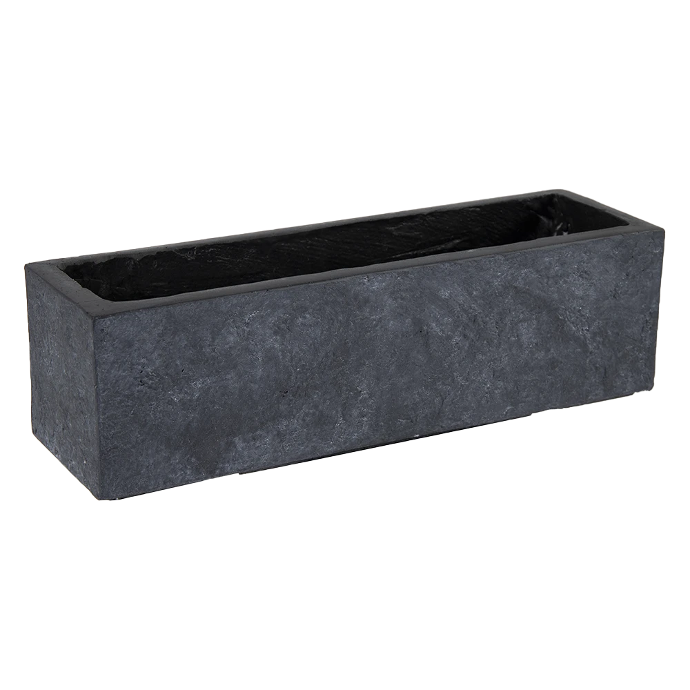 Plantenbak Arizona Balkon - l60 x b17.2 x h17.2cm - Donkergrijs Plantenbak Arizona Balkon - L60 X B17.2 X H17.2cm - Donkergrijs -Bloempot Kortings Winkel
