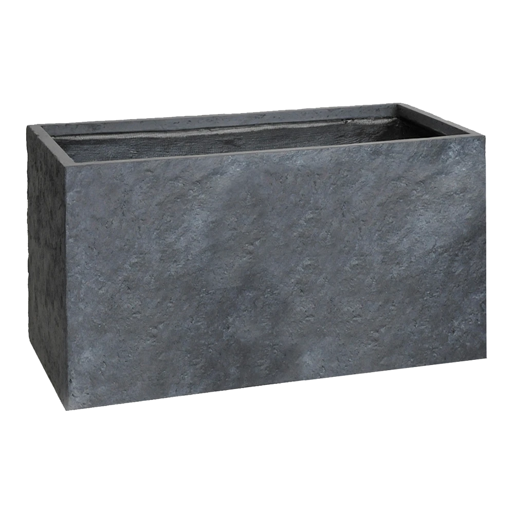 Plantenbak Arizona Biguhi - l75 x b27 x h40cm - Donkergrijs Plantenbak Arizona Biguhi - L75 X B27 X H40cm - Donkergrijs -Bloempot Kortings Winkel arizona biguhi graphite l75w27h40 plantenbak 1