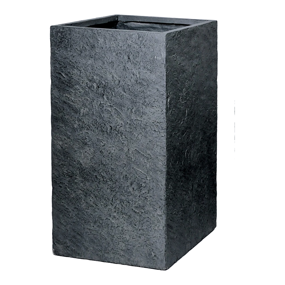 Plantenbak Arizona Cubihi - l22 x b22 x h50cm - Donkergrijs Plantenbak Arizona Cubihi - L22 X B22 X H50cm - Donkergrijs -Bloempot Kortings Winkel arizona cubihi graphite w22h50 plantenbak 1 6