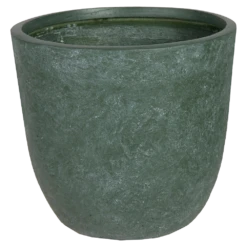 Bloempot Arizona Egg Cypress Wash - D39 X H38cm - Groen