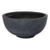 Plantenschaal Arizona - D44 X H21cm - Donkergrijs -Bloempot Kortings Winkel arizona round bowl graphite d44h21 schaal 1 4