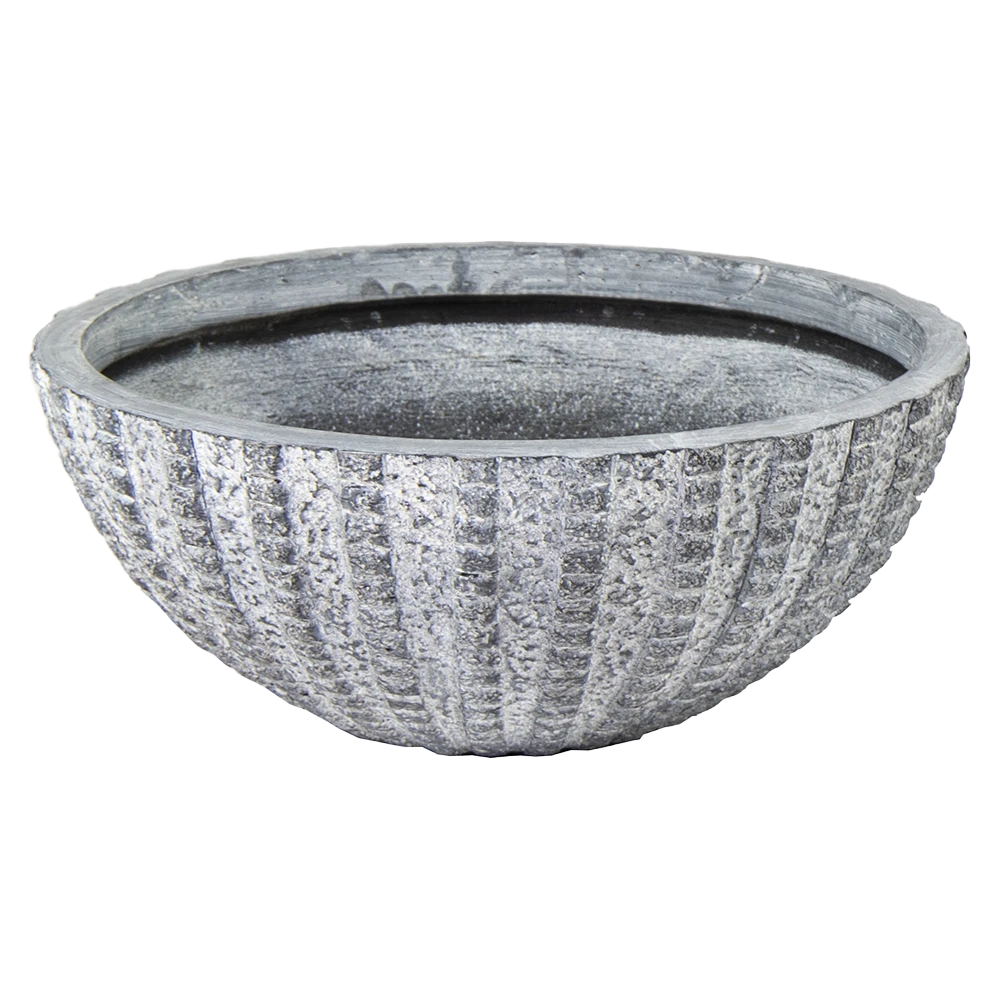 Plantenschaal Arkansas - d55 x h24cm - Lichtgrijs Plantenschaal Arkansas - D55 X H24cm - Lichtgrijs -Bloempot Kortings Winkel arkansas bowl low washed grey d55h24 bloempot 1 5