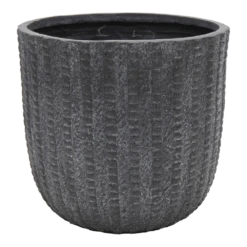 Bloempot Arkansas Egg - D25 X H25cm - Donkergrijs