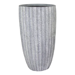 Bloempot Arkansas High Vase Washed - D44 X H77cm - Lichtgrijs