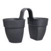 Elho Balkonbak Vibia Campana Twin 21cm - Antraciet -Bloempot Kortings Winkel balkonbak vibia campana twin 21cm antraciet balkonbak antraciet 1 1