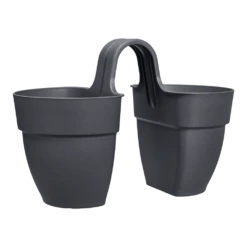 Elho Balkonbak Vibia Campana Twin 21cm - Antraciet