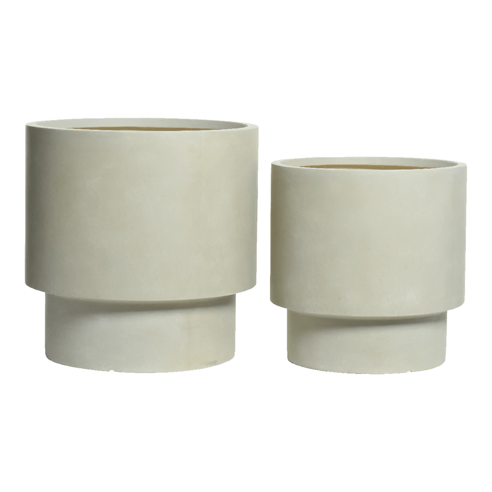Bloempot Alexis - d44 x h44cm - Beige Bloempot Alexis - D44 X H44cm - Beige -Bloempot Kortings Winkel bloempot alexis beige bloempot 2 1