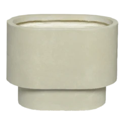 Bloempot Alexis Ovaal - L52 X B34 X H40cm - Beige