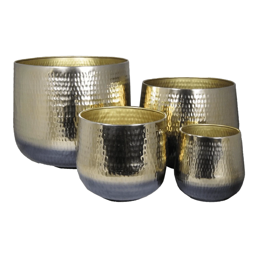 Bloempot Athene - d46 x h39cm - Goud Bloempot Athene - D46 X H39cm - Goud -Bloempot Kortings Winkel bloempot athene goud bloempot 2 1