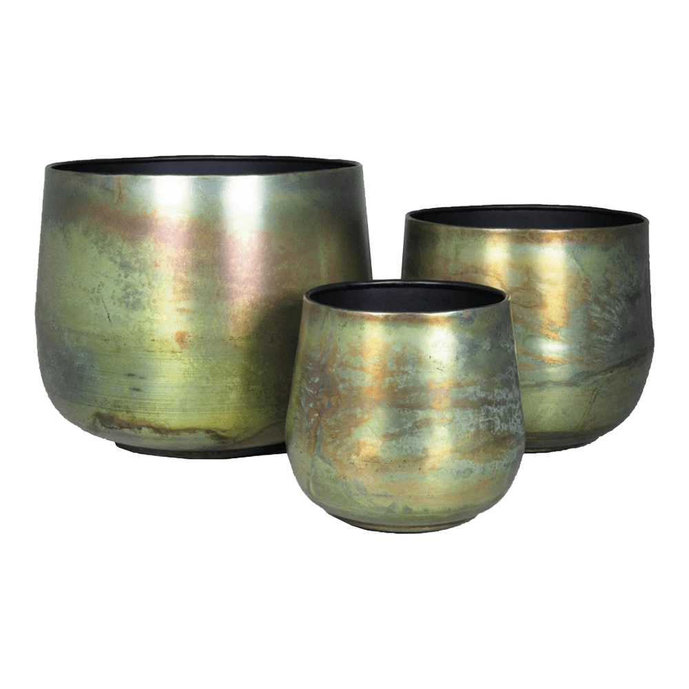 Bloempot Athene - d29 x h25cm - Groen Platina Bloempot Athene - D29 X H25cm - Groen Platina -Bloempot Kortings Winkel bloempot athene groen platina 1 2