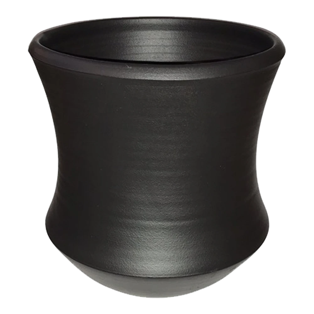 Bloempot Ballarat - d40 x h40cm - Mat Zwart Bloempot Ballarat - D40 X H40cm - Mat Zwart -Bloempot Kortings Winkel