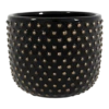 Bloempot Bolino - D18 X H15cm - Shiny Black 1 Bloempot Bolino - D18 X H15cm - Shiny Black -Bloempot Kortings Winkel bloempot bolino d18 x h15cm shiny black bloempot 1