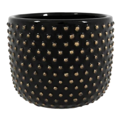 Bloempot Bolino - D18 X H15cm - Shiny Black