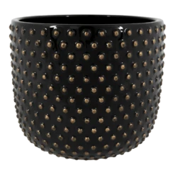 Bloempot Bolino - D24 X H21cm - Shiny Black
