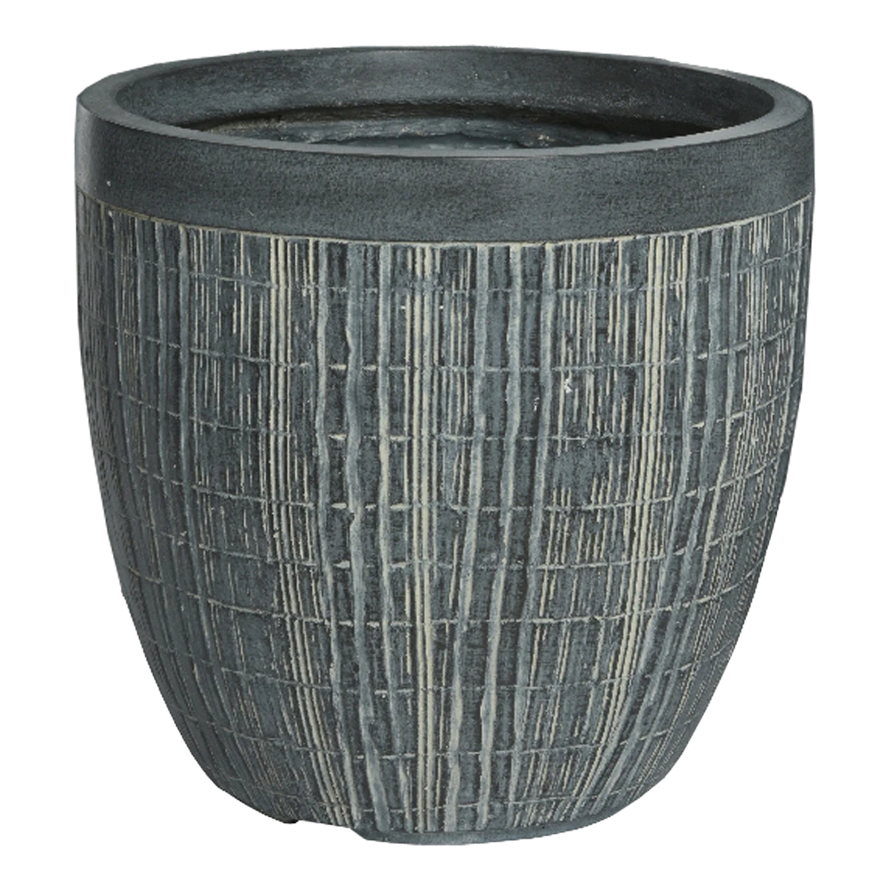 Bloempot Bryan - d44 x h43cm - Grijs Bloempot Bryan - D44 X H43cm - Grijs -Bloempot Kortings Winkel bloempot bryan cm grijs bloempot 1