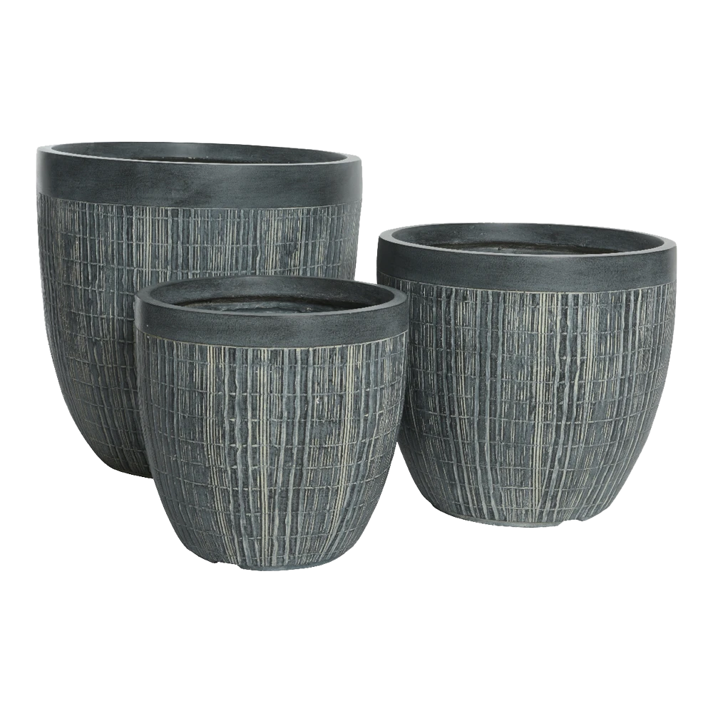 Bloempot Bryan - d44 x h43cm - Grijs Bloempot Bryan - D44 X H43cm - Grijs -Bloempot Kortings Winkel bloempot bryan cm grijs bloempot 2