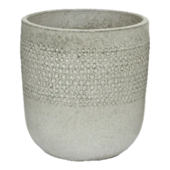 Bloempot Collin - D48 X H50cm - Wit