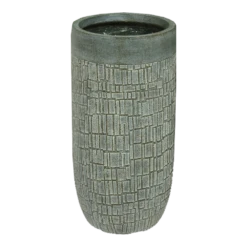 Bloempot Dean Hoog - D24 X H49cm - Groen