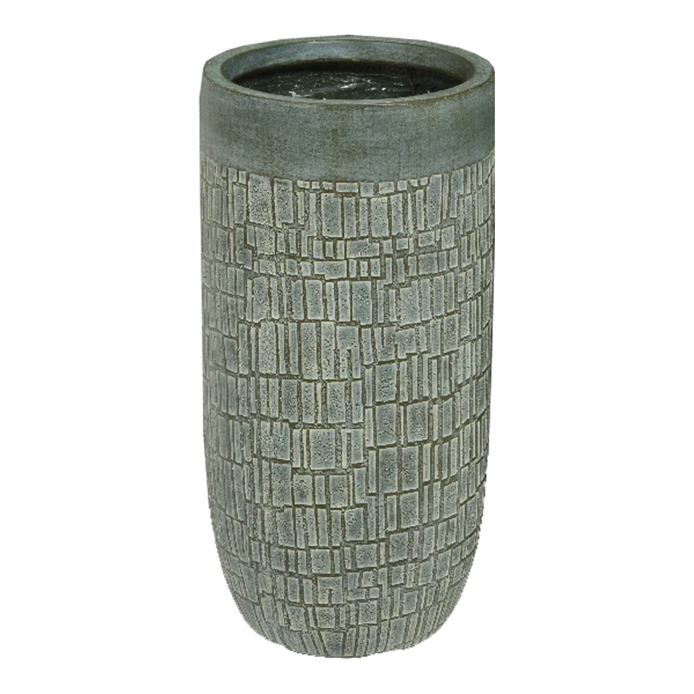 Bloempot Dean hoog - d43 x h78cm - Groen Bloempot Dean Hoog - D43 X H78cm - Groen -Bloempot Kortings Winkel bloempot dean hoog groen bloempot 1 2