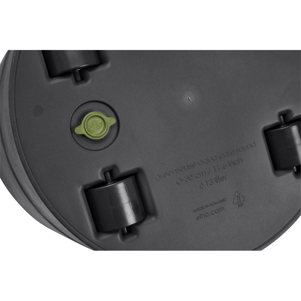 Bloempot Elho Greensense Aqua Care rond - d30 x h29cm - Houtskoolgrijs Bloempot Elho Greensense Aqua Care Rond - D30 X H29cm - Houtskoolgrijs -Bloempot Kortings Winkel