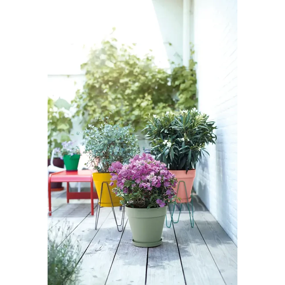 Bloempot Elho Loft Urban Rond 50cm - Pistache Groen -Bloempot Kortings Winkel bloempot elho loft urban rond pistache groen bloempot pistache groen 5 1 1