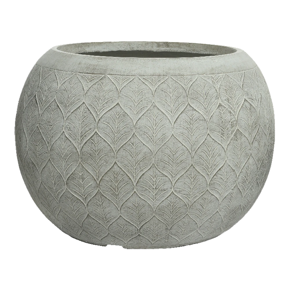 Bloempot Ella - d36 x h27,5cm - Lichtgrijs Bloempot Ella - D36 X H27,5cm - Lichtgrijs -Bloempot Kortings Winkel