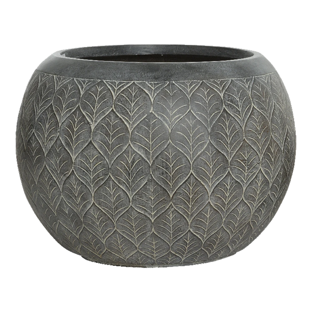 Bloempot Ella - d55 x h38cm - Grijs Bloempot Ella - D55 X H38cm - Grijs -Bloempot Kortings Winkel