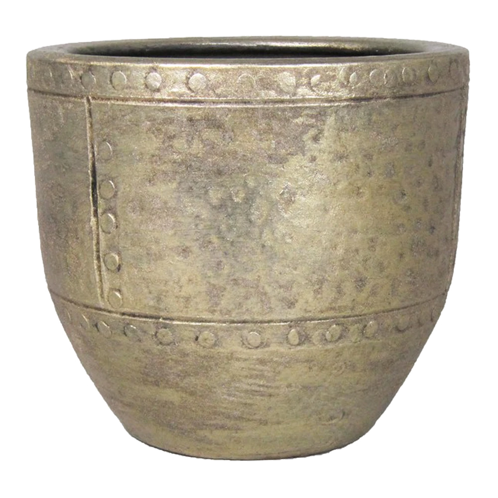 Bloempot Fien - d35 x h32cm - Goud Bloempot Fien - D35 X H32cm - Goud -Bloempot Kortings Winkel bloempot fien d35 h32 goud bloempot 1 7