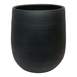 Bloempot Hamelton - D34 X H30cm - Mat Zwart