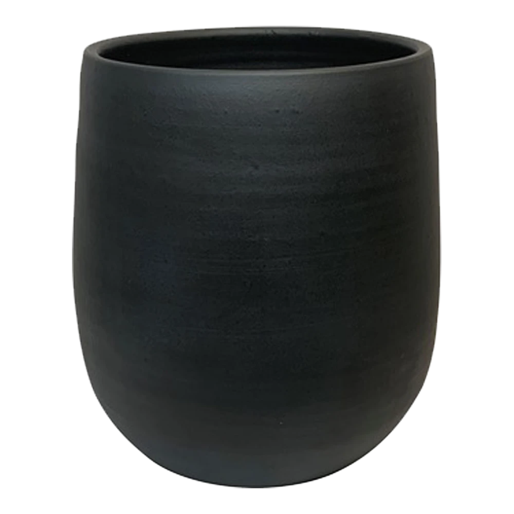 Bloempot Hamelton - d34 x h30cm - Mat Zwart Bloempot Hamelton - D34 X H30cm - Mat Zwart -Bloempot Kortings Winkel