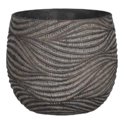 Bloempot Hendrick - D21,5 X H19cm - Bruin