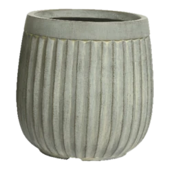 Bloempot Laura - D43 X H43cm - Grijs 4 Bloempot Laura - D43 X H43cm - Grijs -Bloempot Kortings Winkel bloempot laura grijs bloempot 1