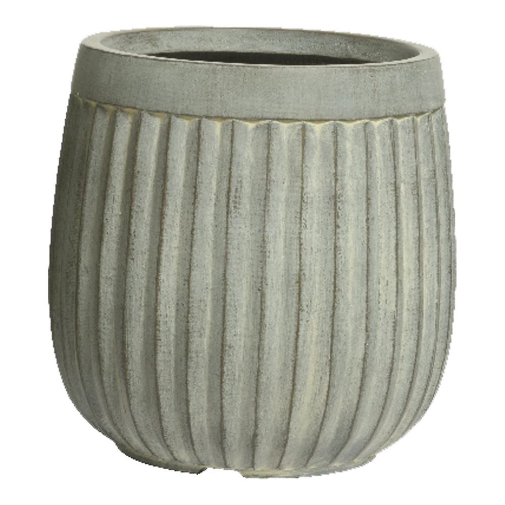 Bloempot Laura - d43 x h43cm - Grijs Bloempot Laura - D43 X H43cm - Grijs -Bloempot Kortings Winkel bloempot laura grijs bloempot 1