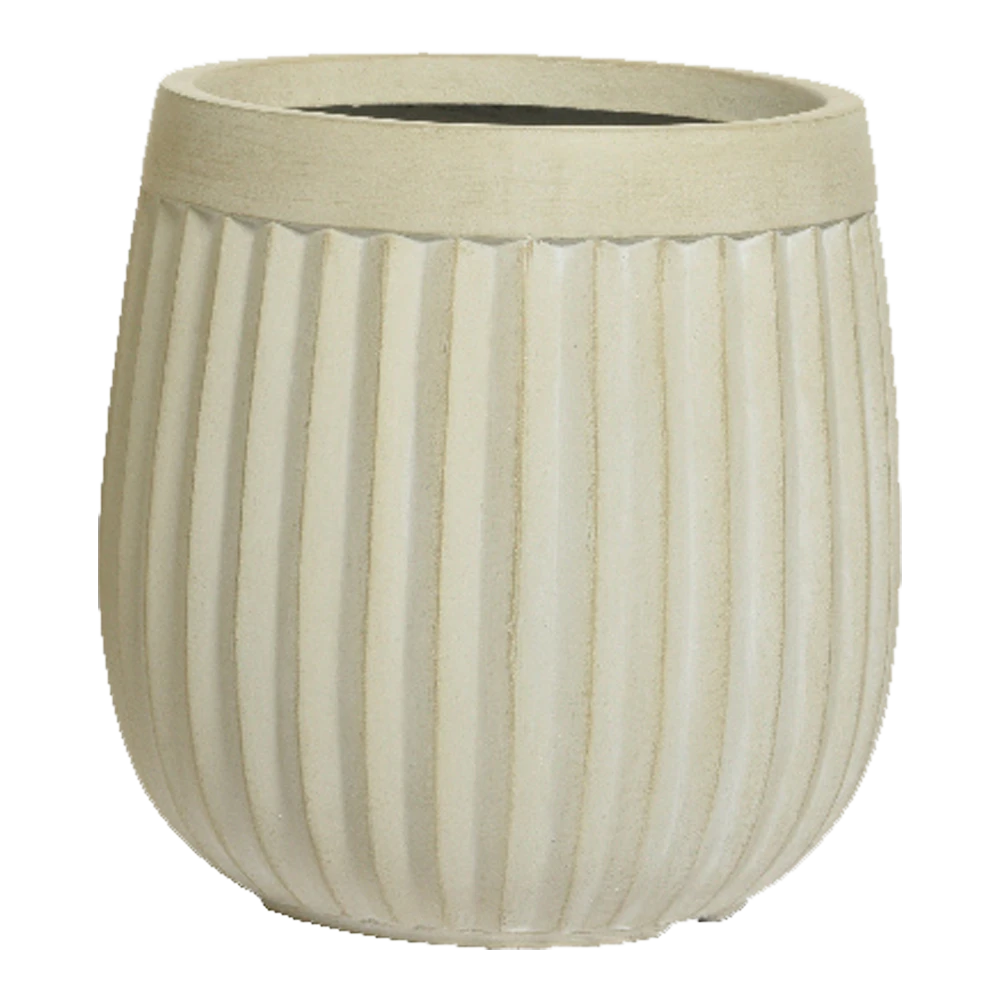 Bloempot Laura - d43 x h43cm - Off White Bloempot Laura - D43 X H43cm - Off White -Bloempot Kortings Winkel bloempot laura off white bloempot 1