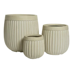 Bloempot Laura - D43 X H43cm - Off White 3 Bloempot Laura - D43 X H43cm - Off White -Bloempot Kortings Winkel bloempot laura off white bloempot 2