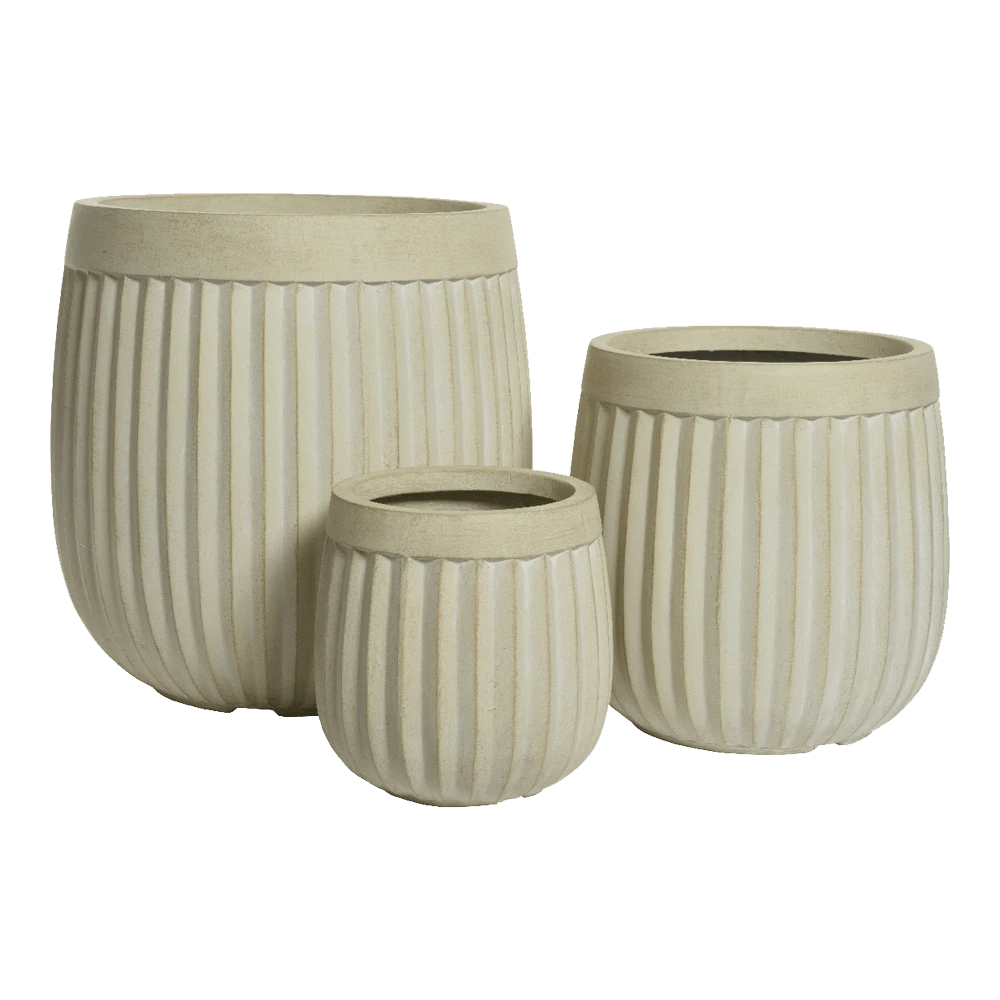 Bloempot Laura - d43 x h43cm - Off White Bloempot Laura - D43 X H43cm - Off White -Bloempot Kortings Winkel bloempot laura off white bloempot 2