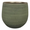 Bloempot Lydia - D22 X H20cm - Shiny Green