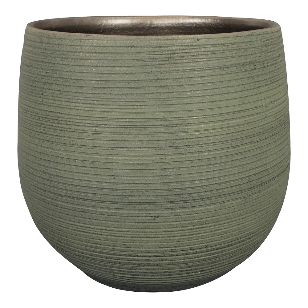 Bloempot Lydia - d36 x h32cm - Shiny Green Bloempot Lydia - D36 X H32cm - Shiny Green -Bloempot Kortings Winkel