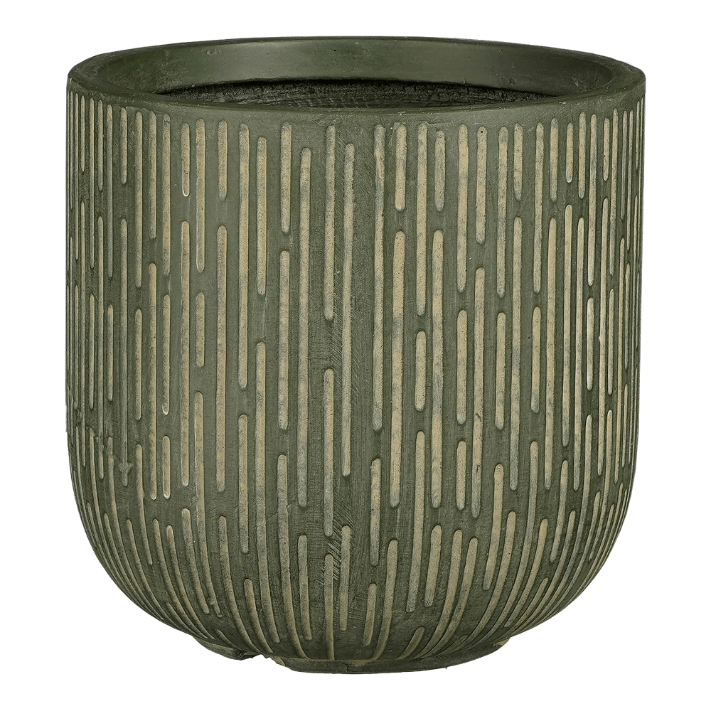 Bloempot Malmo - d26 x h26,5cm - Groen Bloempot Malmo - D26 X H26,5cm - Groen -Bloempot Kortings Winkel bloempot malmo groen bloempot 1 1