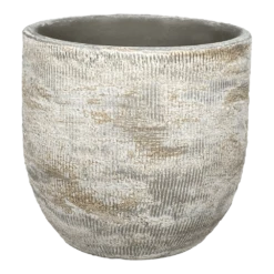 Bloempot Miami - D19 X H17cm - Grijs