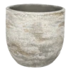 Bloempot Miami - D27 X H25cm - Grijs -Bloempot Kortings Winkel bloempot miami d27xh25cm grijs bloempot 1