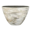 Bloempot Miami Ovaal - L33 X D13 X H24cm - Grijs