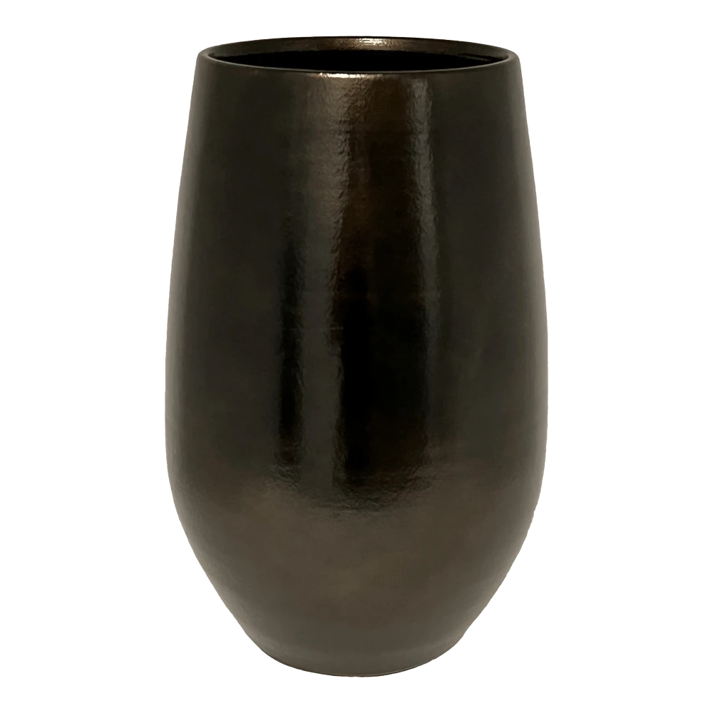 Bloempot Petra hoog - d23 x h35cm - Koper Bloempot Petra Hoog - D23 X H35cm - Koper -Bloempot Kortings Winkel