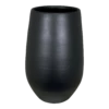 Bloempot Petra Hoog - D27 X H45cm - Mat Zwart -Bloempot Kortings Winkel bloempot petra hoog d27xh45cm mat zwart bloempot 1