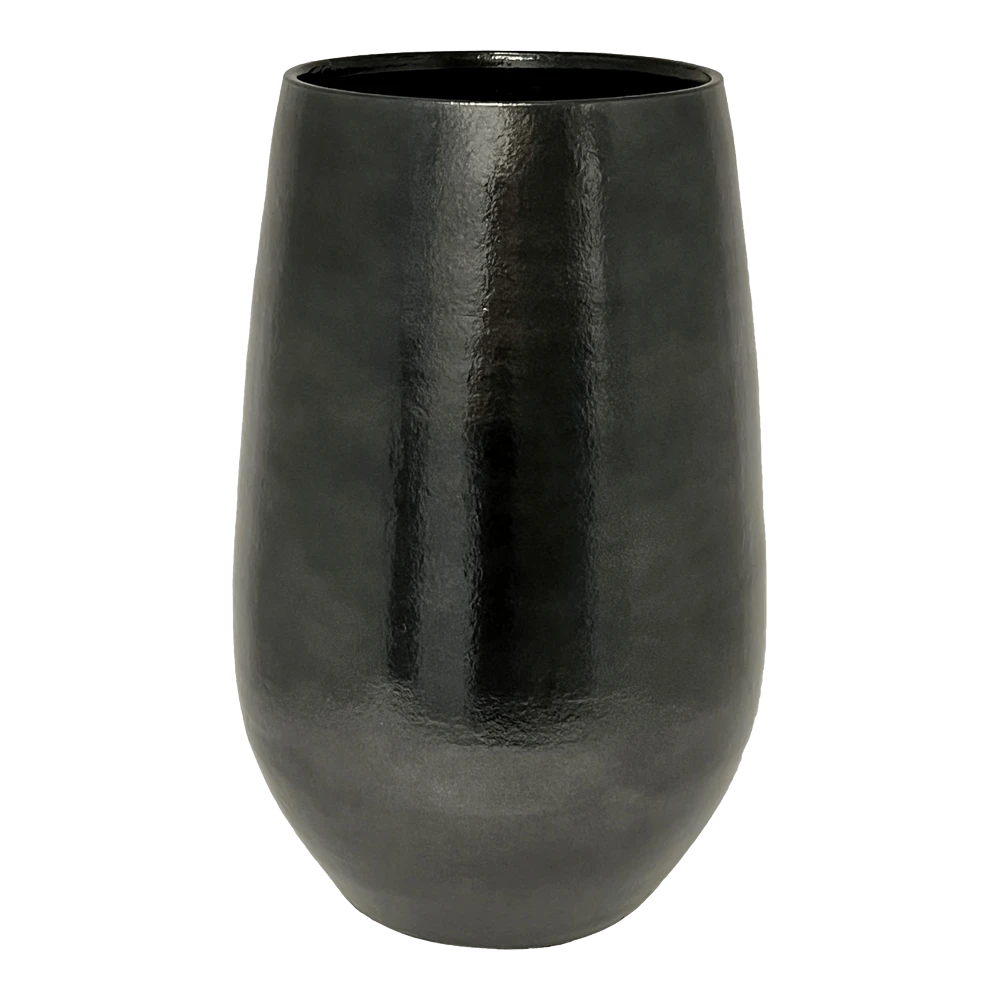 Bloempot Petra hoog - d27 x h45cm - Platinum Bloempot Petra Hoog - D27 X H45cm - Platinum -Bloempot Kortings Winkel