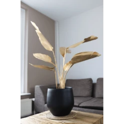 Bloempot Petra - D19 X H16cm - Mat Zwart 3 Bloempot Petra - D19 X H16cm - Mat Zwart -Bloempot Kortings Winkel bloempot petra mat zwart 2 3