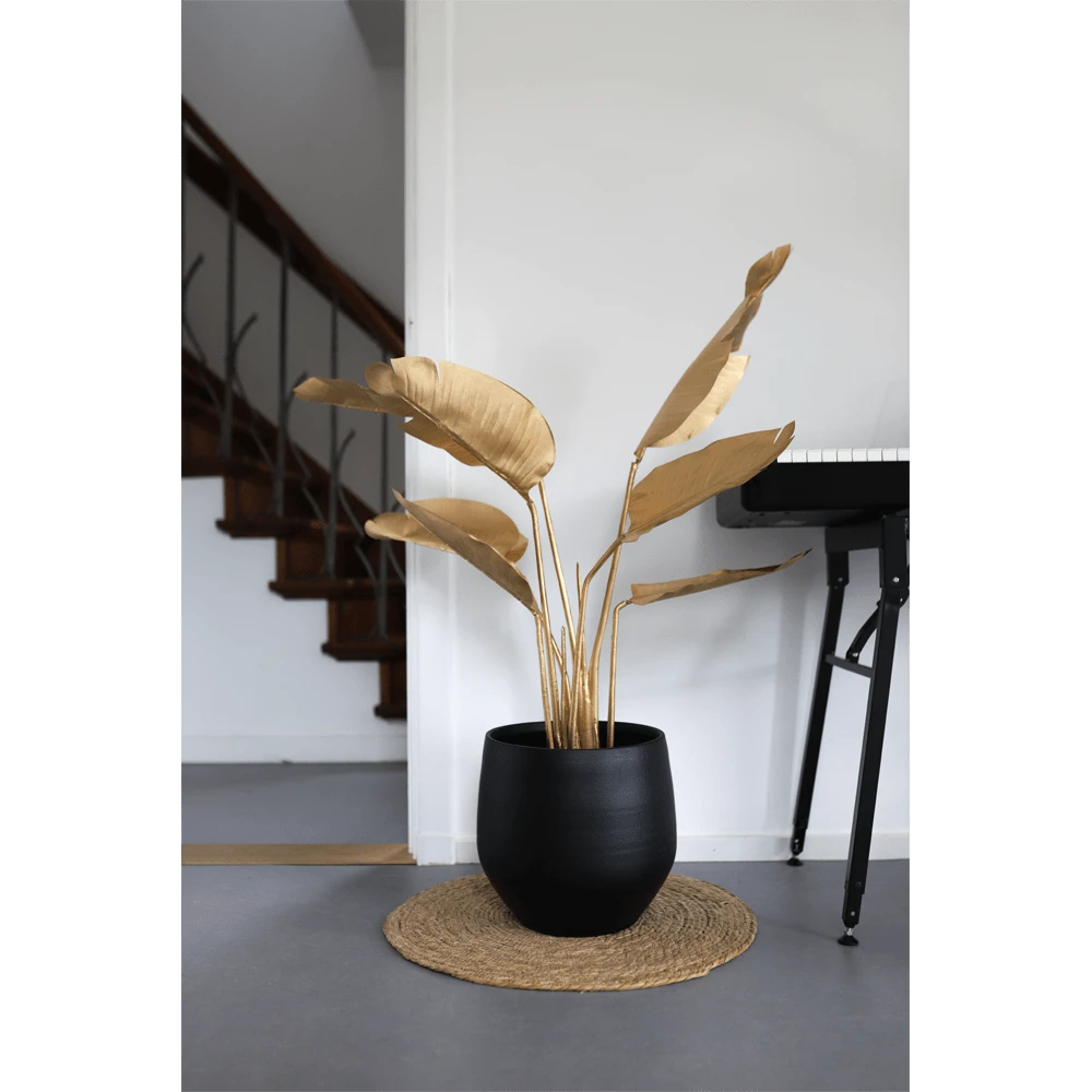 Bloempot Petra - d19 x h16cm - Mat Zwart Bloempot Petra - D19 X H16cm - Mat Zwart -Bloempot Kortings Winkel bloempot petra mat zwart 3 3