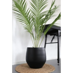 Bloempot Petra - D39 X H35cm - Mat Zwart -Bloempot Kortings Winkel bloempot petra mat zwart 4 1