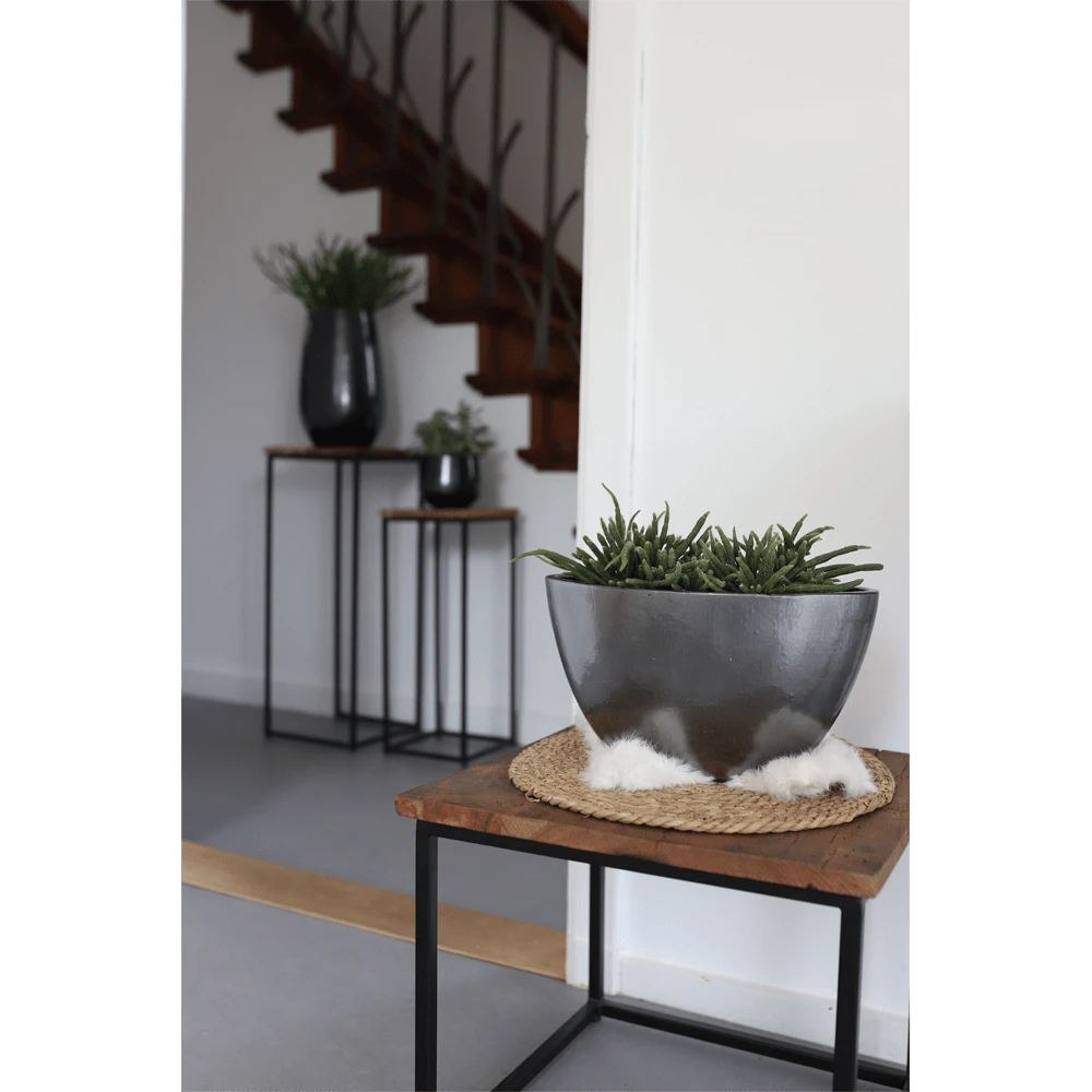 Bloempot Petra - d27 x h24cm - Platinum Bloempot Petra - D27 X H24cm - Platinum -Bloempot Kortings Winkel bloempot petra platinum bloempot 3 1